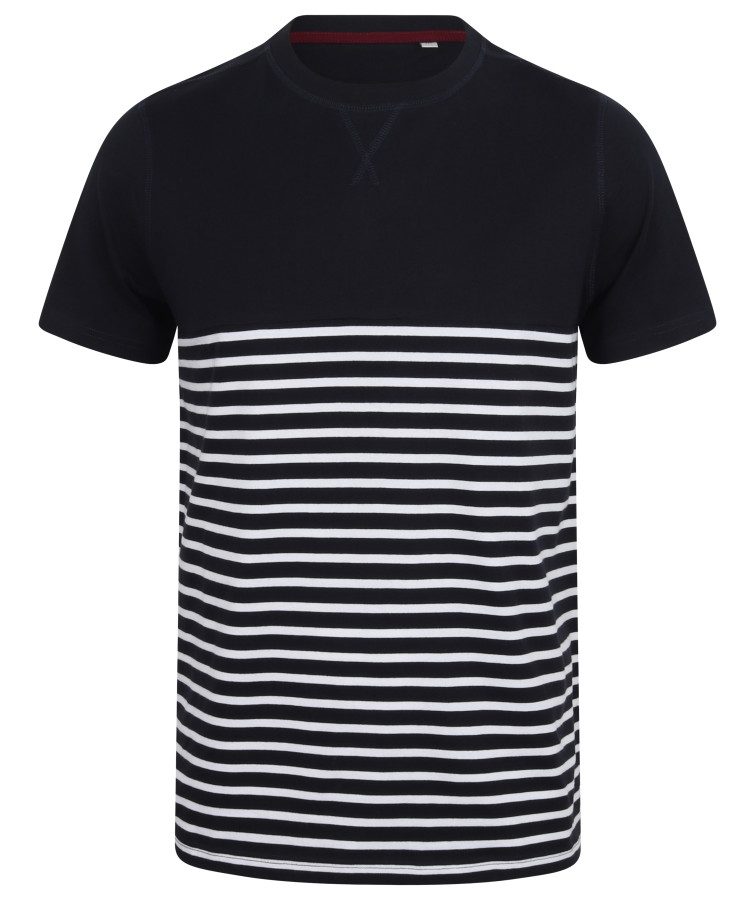 Front Row Short Sleeve Breton T FR135 bedrucken