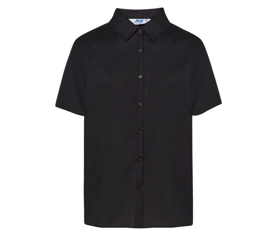 JHK Lady Casual & Business Ss Shirt Poplin SHLPOPSS bedrucken