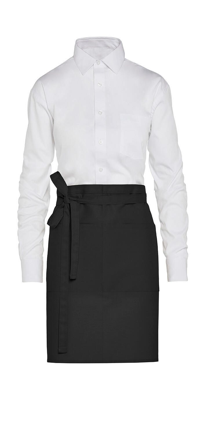 SG Accessories - Bistro Brussels - Short Recycled Bistro Apron with Pocket JG14P-REC bedrucken
