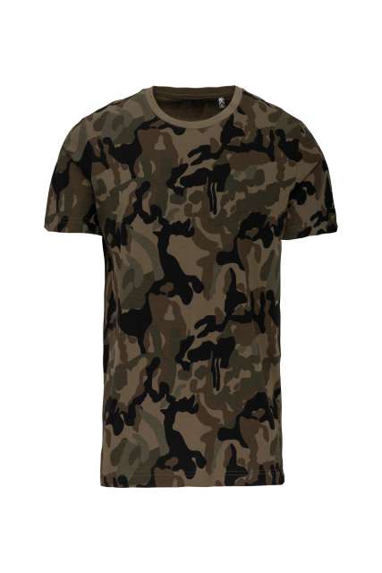 Kariban Men's Short-Sleeved Camo T-Shirt bedrucken