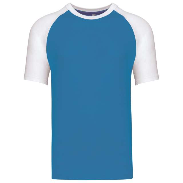 Kariban Baseball - Short-Sleeved Two-Tone T-Shirt bedrucken