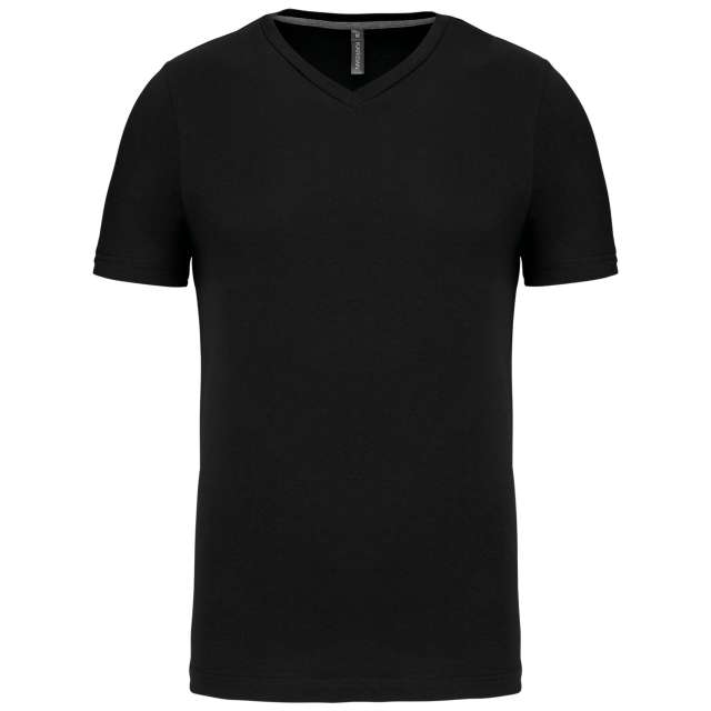 Kariban Men's Short-Sleeved V-Neck T-Shirt bedrucken