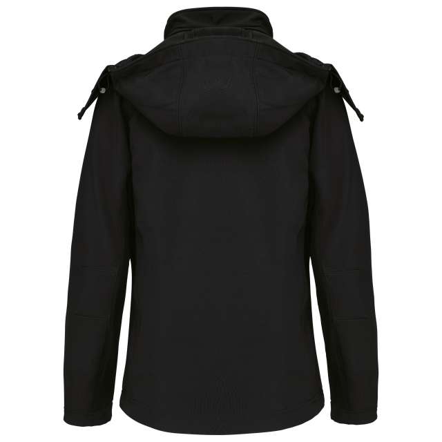 Kariban Ladies' Detachable Hooded Softshell Jacket bedrucken