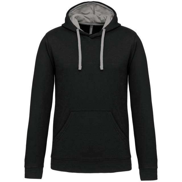 Kariban Men's Contrast Hooded Sweatshirt bedrucken