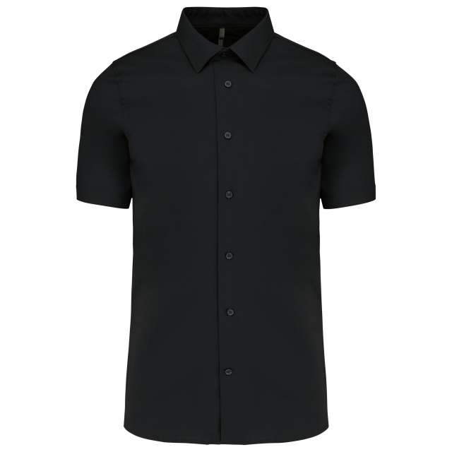 Kariban Short-Sleeved Cotton/Elastane Shirt bedrucken