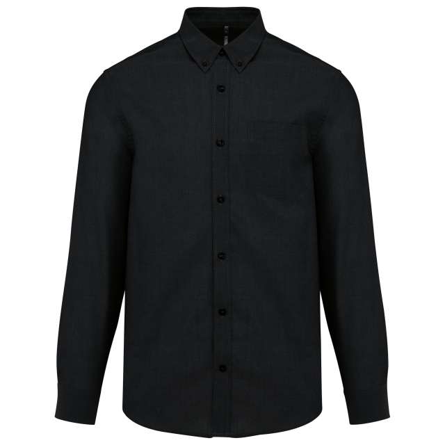 Kariban Men's Long-Sleeved Oxford Shirt bedrucken