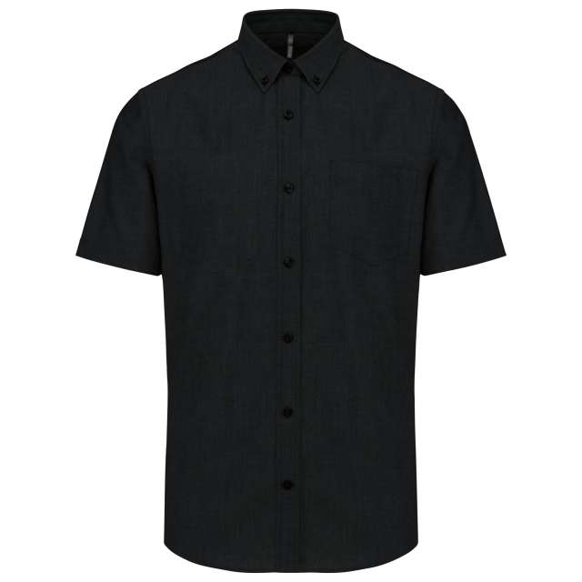 Kariban Men's Short-Sleeved Oxford Shirt bedrucken