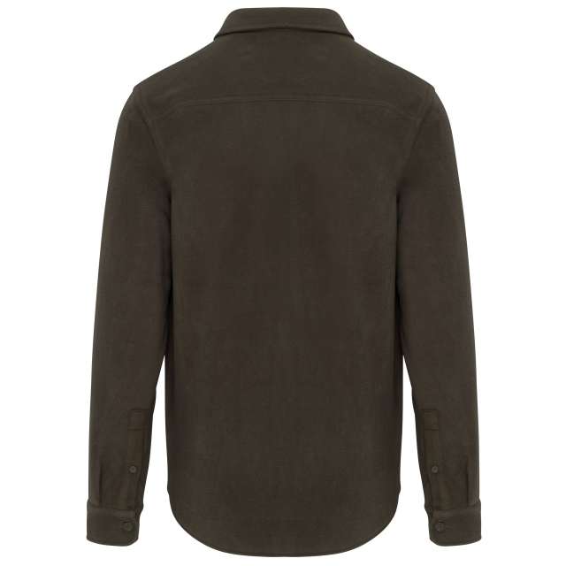 Kariban Sherpa-Lined Fleece Overshirt bedrucken