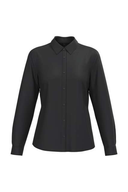 Kariban Ladies' Poplin Easy Care Polycotton Shirt bedrucken