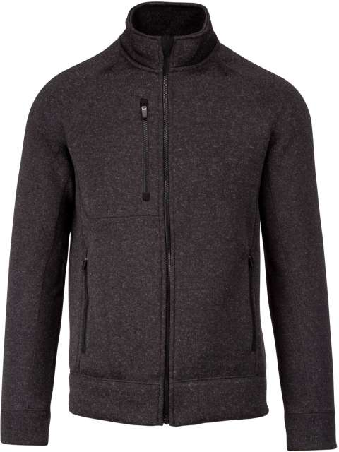 Kariban Men's Full Zip Heather Jacket bedrucken
