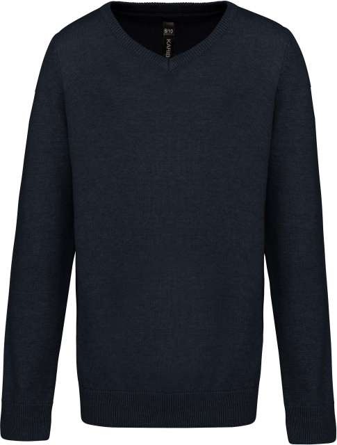 Kariban Kids' V-Neck Jumper bedrucken