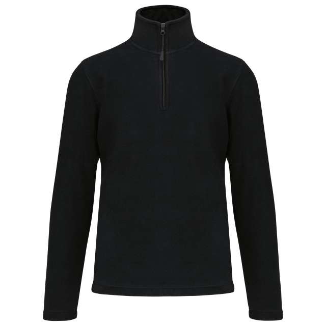 Kariban Enzo - Zip Neck Microfleece Jacket bedrucken