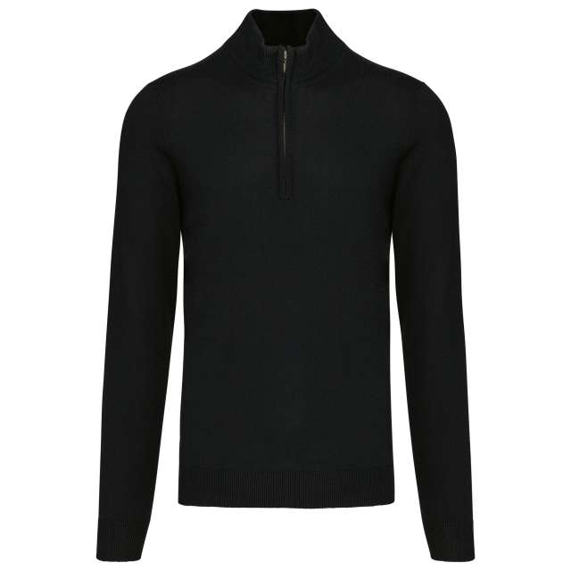 Kariban Men's Zip Neck Jumper bedrucken