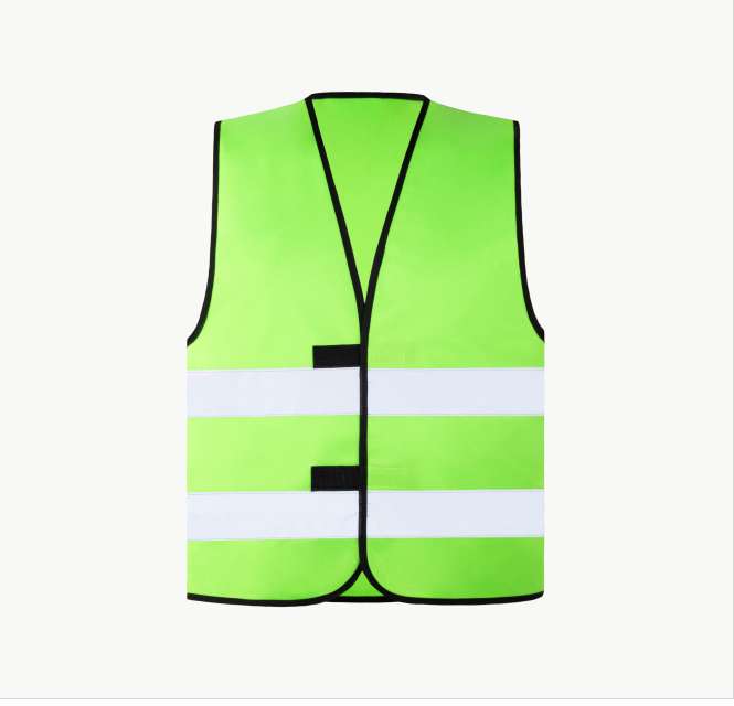 Korntex Safety Vest "wolfsburg" - Black Hem bedrucken