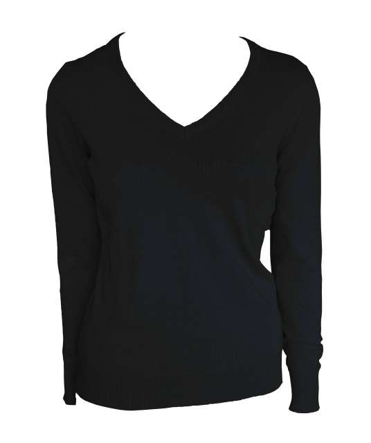 Legend Classics Women’s V-Neck Fine Gauge Cotton Pullover bedrucken