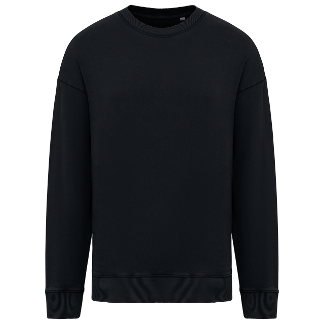 Native Spirit Unisex Washed Effect Oversize Round Neck Sweatshirt bedrucken