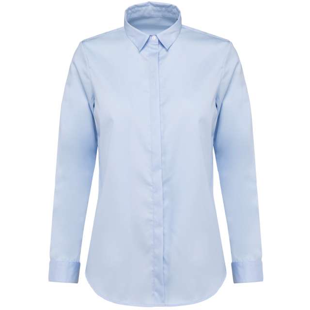 Kariban Premium Ladies' Long-Sleeved Twill Shirt bedrucken