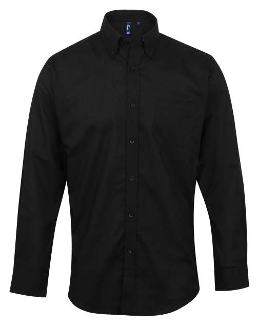 Premier Men’s Long Sleeve Signature Oxford Shirt bedrucken