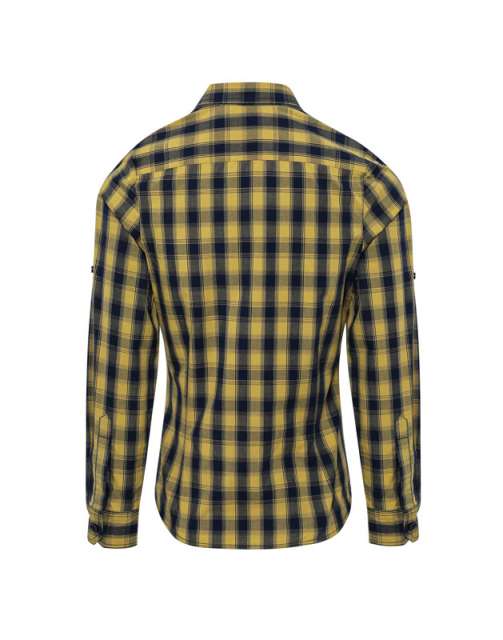 Premier 'mulligan' Check - Women's Long Sleeve Cotton Shirt bedrucken