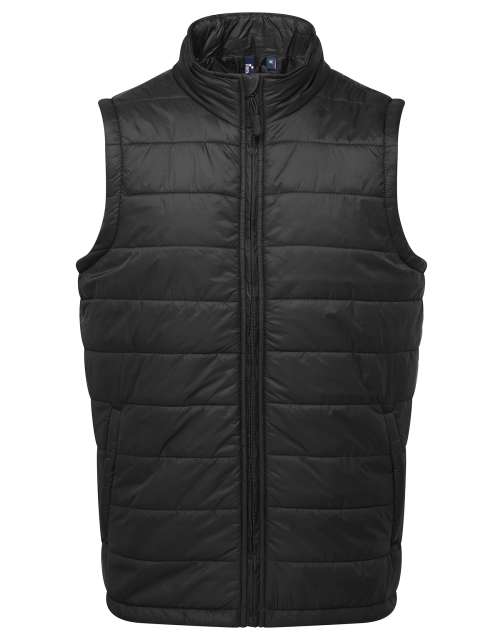 Premier Men's 'recyclight' Padded Gilet bedrucken