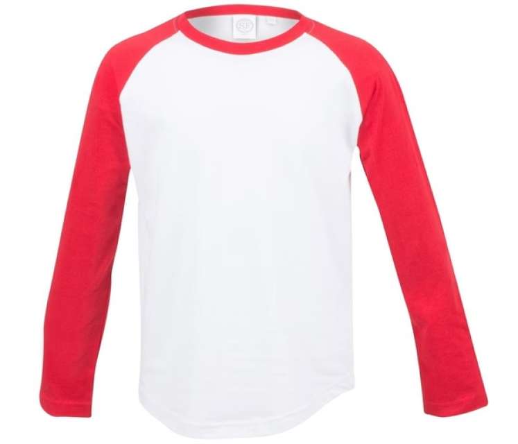 SF Clothing Kids' Long Sleeved Baseball T bedrucken