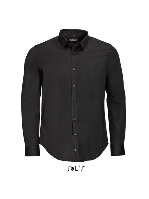 SOL'S Sol's Blake Men - Long Sleeve Stretch Shirt bedrucken
