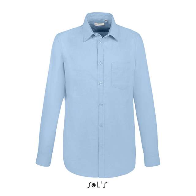 SOL'S Sol's Boston Fit - Long Sleeve Oxford Men's Shirt bedrucken
