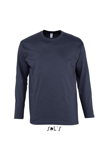 SOL'S Sol's Monarch - Men's Round Collar Long Sleeve T-Shirt bedrucken