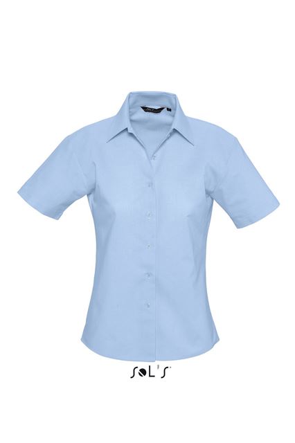 SOL'S Sol's Elite - Short Sleeve Oxford Women's Shirt bedrucken