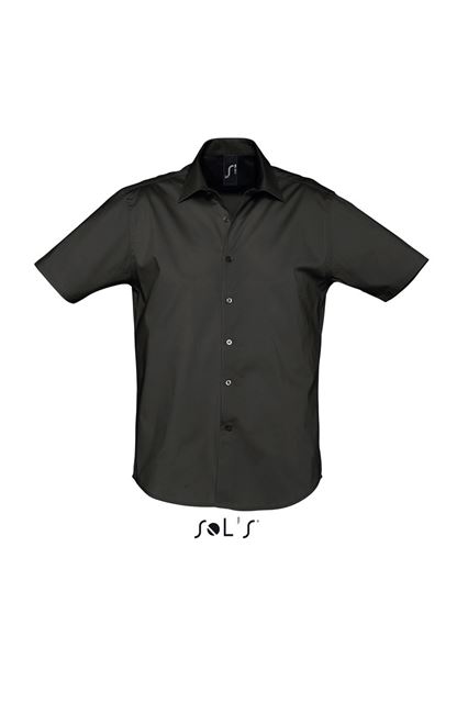 SOL'S Sol's Broadway - Short Sleeve Stretch Men's Shirt bedrucken