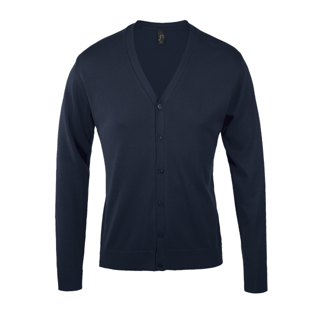 SOL'S Sol's Golden Men - V-Neck Knitted Cardigan bedrucken