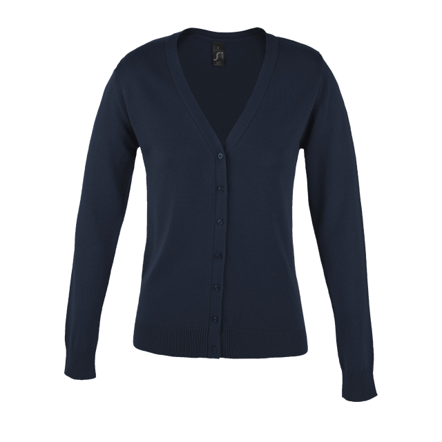 SOL'S Sol's Golden Women - V-Neck Knitted Cardigan bedrucken