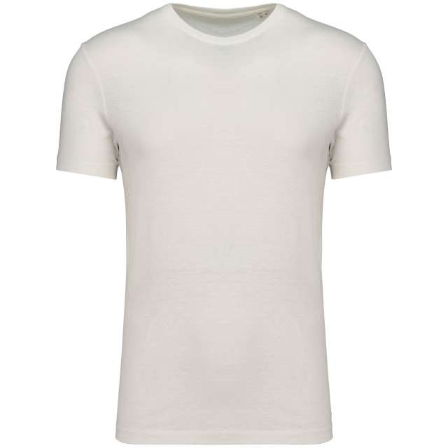 Spasso Eco-Friendly Unisex Organic Cotton And Linen T-Shirt bedrucken