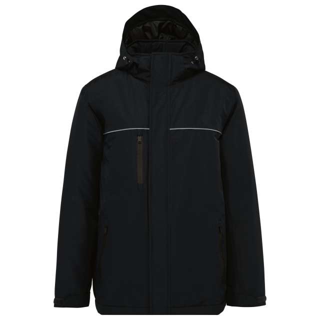 Designed To Work Unisex Hooded Performance Parka bedrucken
