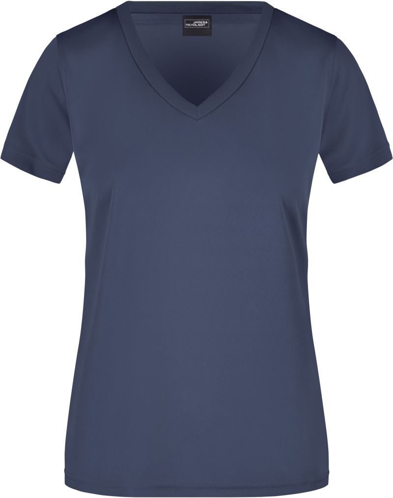 Daiber Damen V-Ausschnitt Sport T-Shirt JN 735 bedrucken