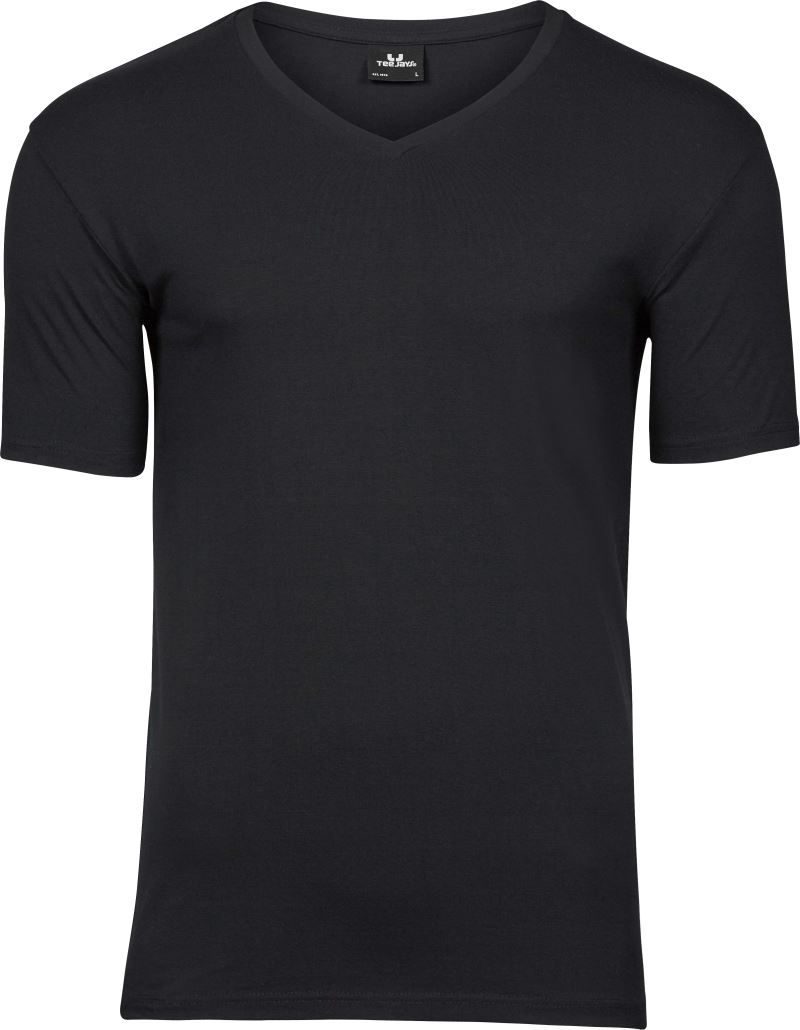 Tee Jays Herren Stretch V-Ausschnitt T-Shirt TJ 401 bedrucken
