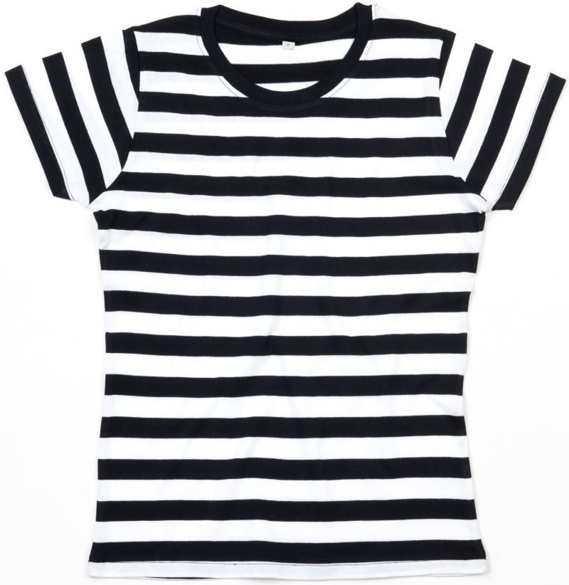 Mantis Damen T-Shirt gestreift M 110S bedrucken