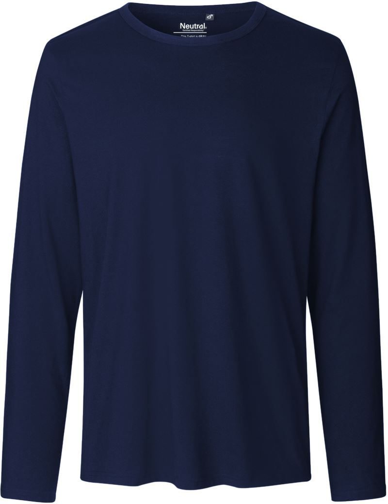 Neutral Herren T-Shirt langarm O 61050 bedrucken