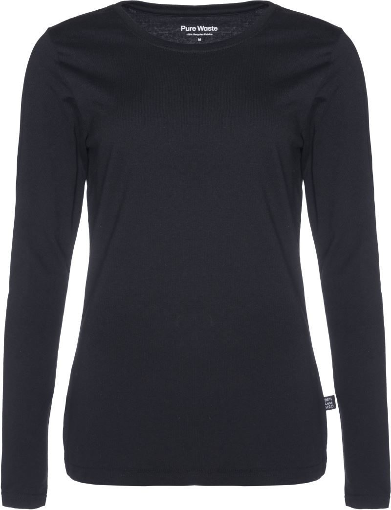 Pure Waste Schweres Damen T-Shirt langarm LSWB bedrucken