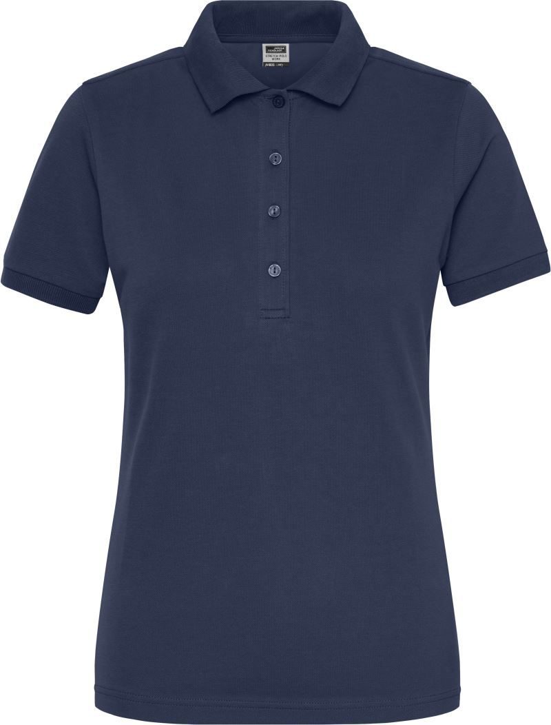 Daiber Damen Bio Workwear Stretch Polo - Solid JN 1805 bedrucken