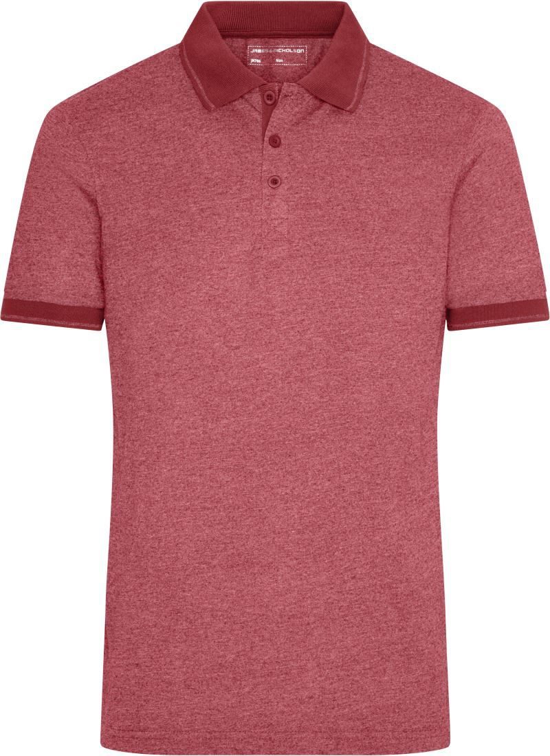 Daiber Herren Jersey Melange Polo JN 706 bedrucken