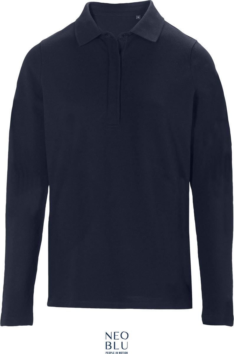 NEOBLU Schweres Damen Piqué Polo langarm Owen LSL Women bedrucken