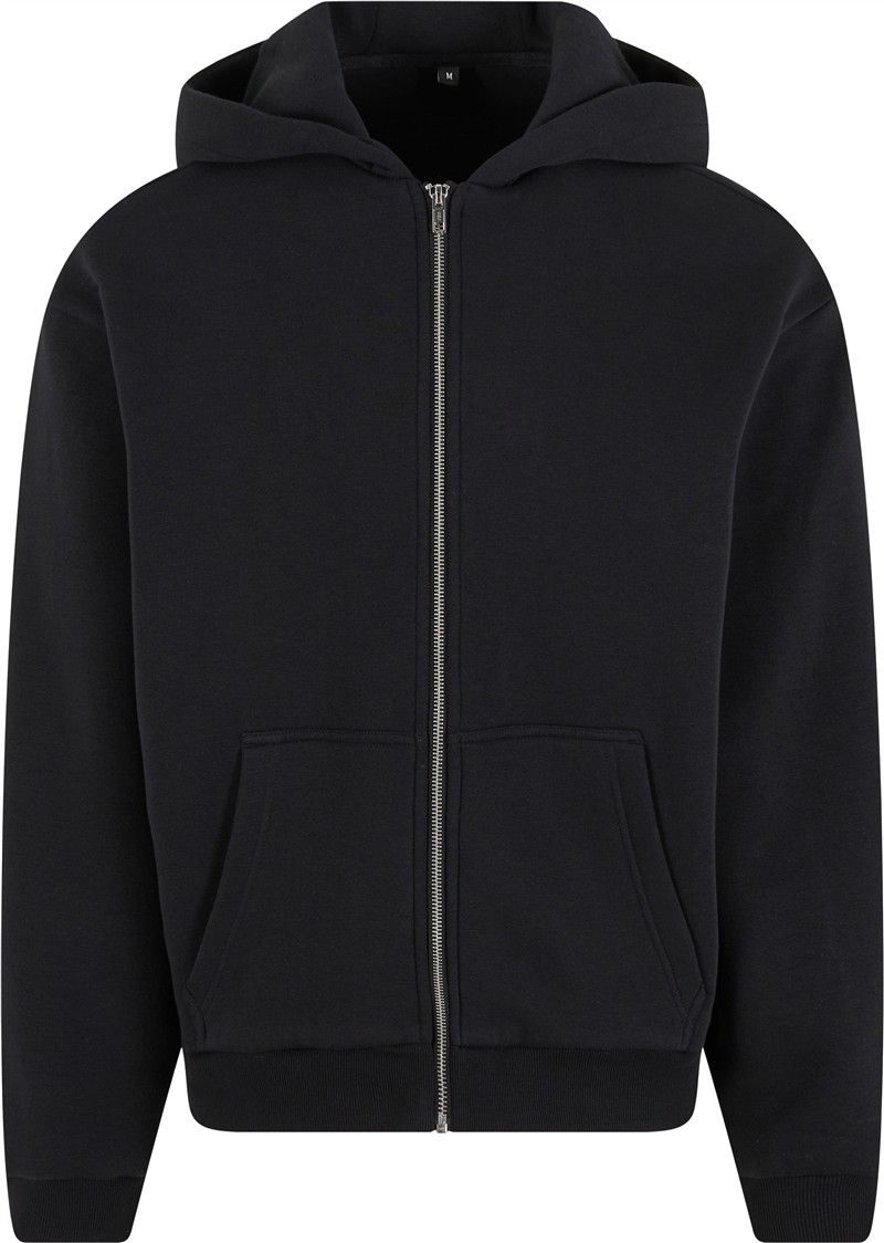 Build your Brand Schwere Herren Kapuzen Sweatjacke "Fluffy" BY 285 bedrucken