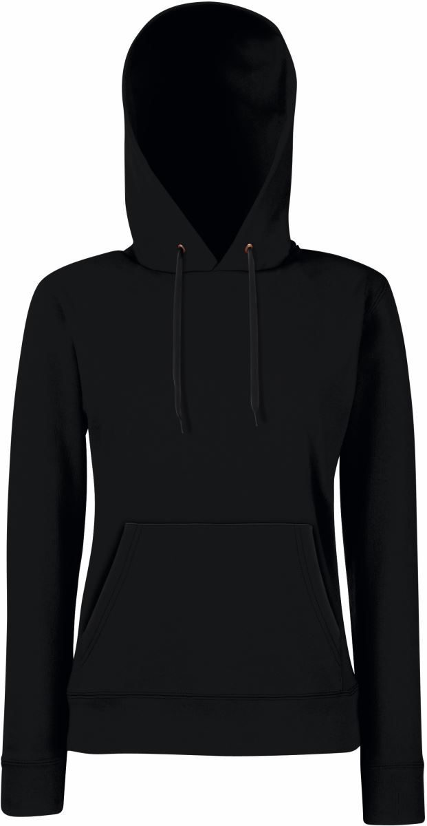 Fruit of the Loom Damen Kapuzen Sweater Classic Lady-Fit Hooded Sweat bedrucken