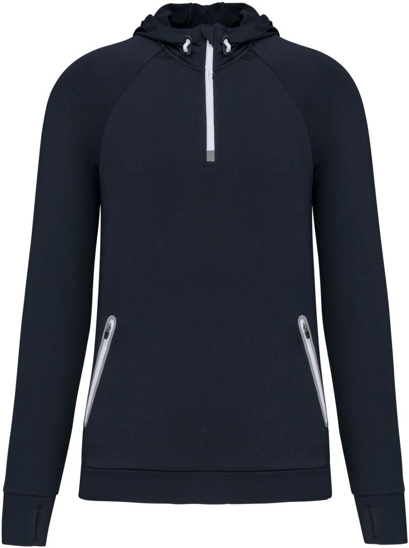 Kariban ProAct Kapuzen Sport Sweatshirt mit 1/4 Zip PA 360 bedrucken
