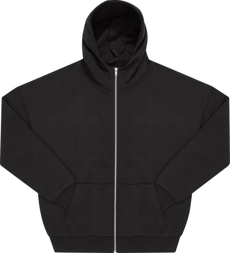 B&C Schwere Oversize Kapuzen Sweatjacke Influence Zip Hood bedrucken