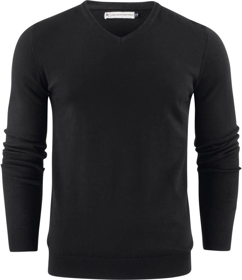 James Harvest Herren V-Ausschnitt Pullover Ashland V-Neck bedrucken