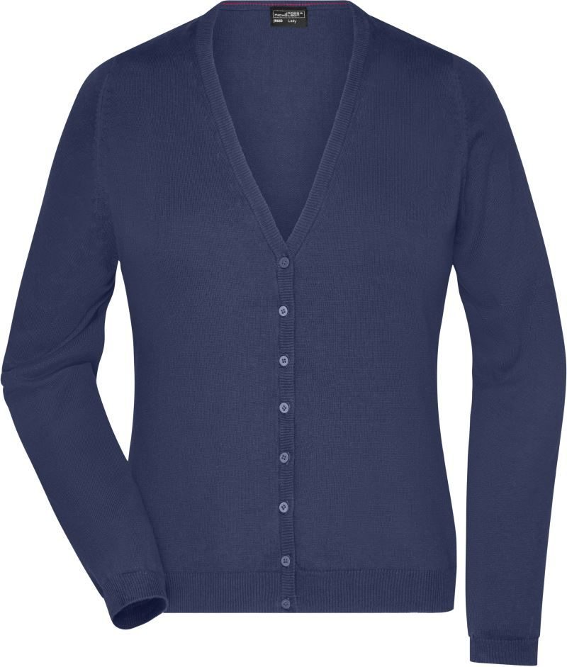 Daiber Damen V-Ausschnitt Strickjacke JN 660 bedrucken