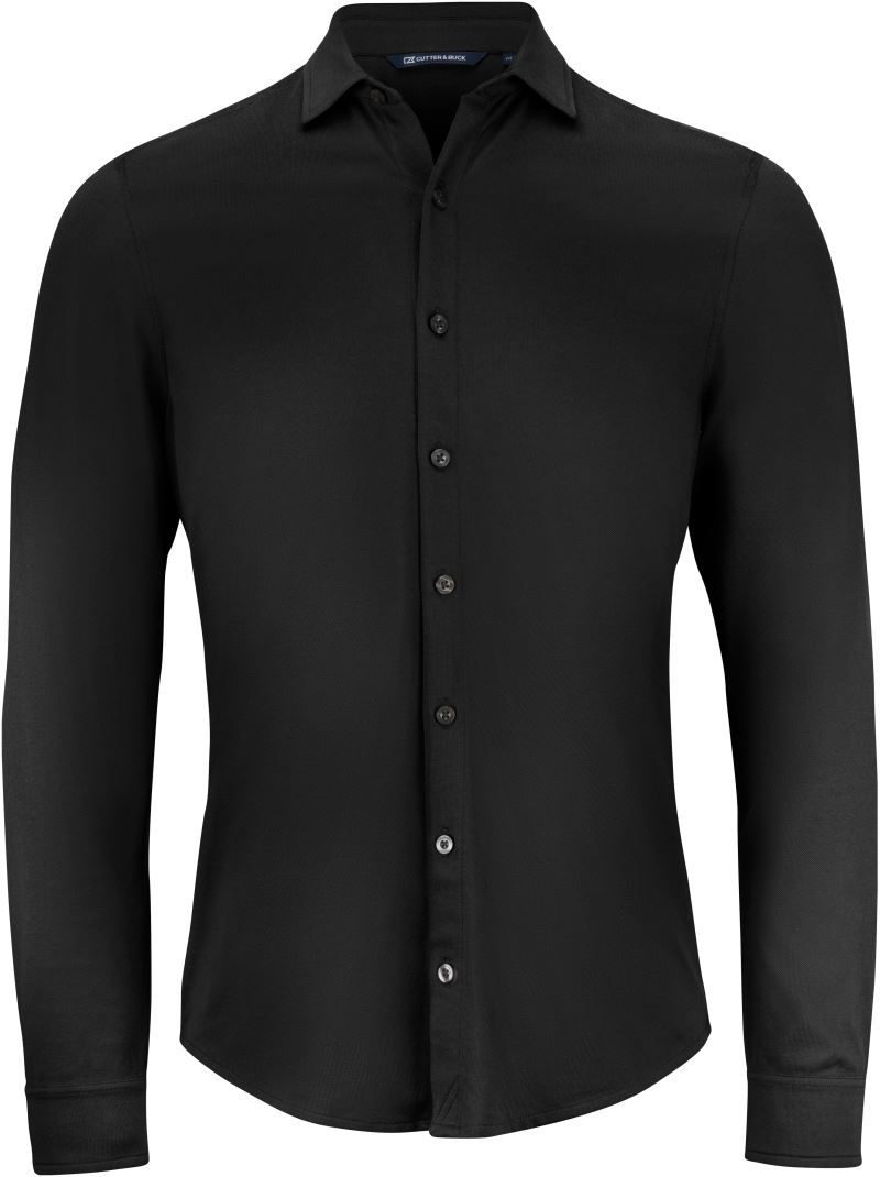 Cutter & Buck Piqué Hemd langarm Advantage Shirt Men bedrucken