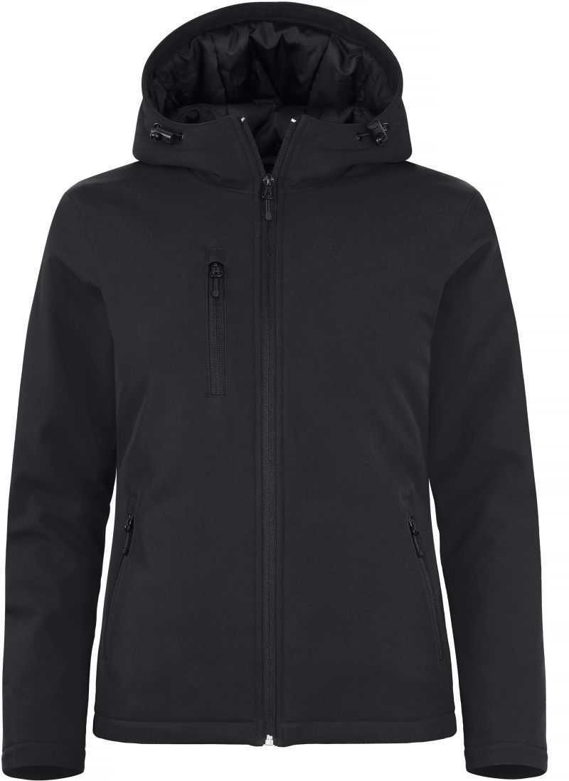 Clique Wattierte Damen Kapuzen Softshell Jacke Padded Hooded Softshell Women bedrucken